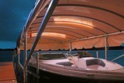 Orange Flexible Boat Lift Canopy Light