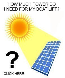 Boat Lift Solar Sizing Chart